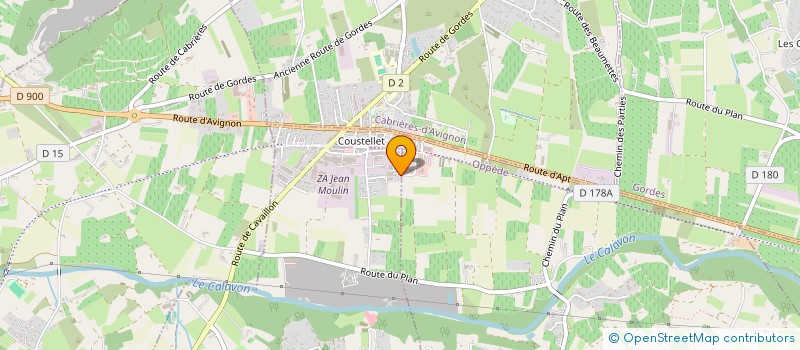 localisation de l'entreprise LUBERON-PROVENCE-JARDINS SAS  MAUBEC