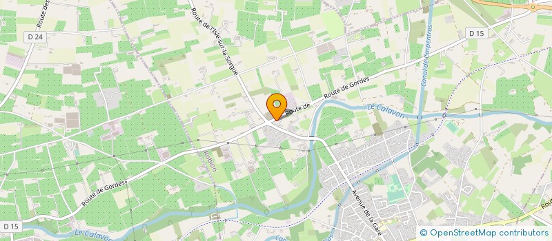 localisation de l'entreprise LUBERON VALORISATION  ROBION