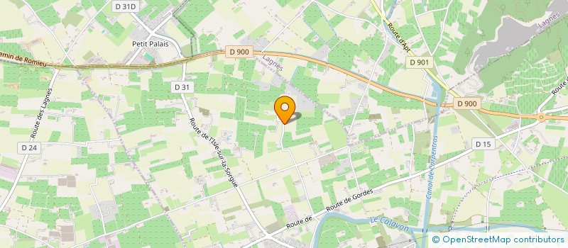 localisation de l'entreprise LUBERON VAUCLUSE SERVICE à ROBION