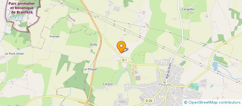 localisation de l'entreprise LUBERT MACONNERIE  PEAULE