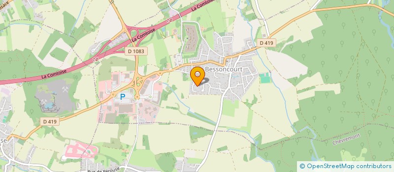 localisation de l'entreprise LUBEST à BESSONCOURT