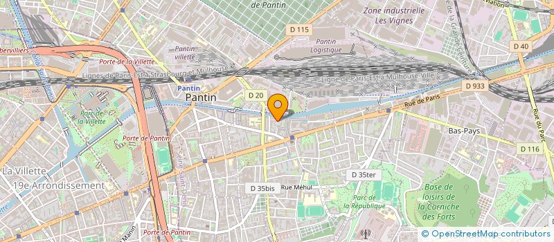 localisation de l'entreprise LUBETH EXPERTISE SASU  BONDY