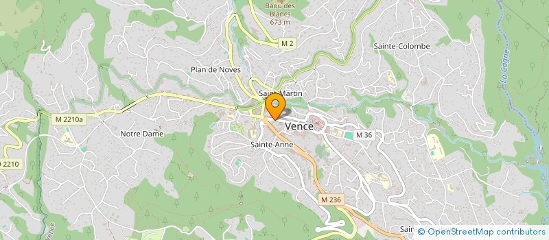 localisation de l'entreprise LUBIANA IMMOBILIER  VENCE