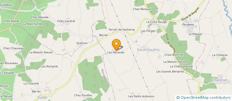 localisation de l'entreprise LUBIE  SOUSMOULINS