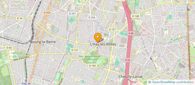 localisation de l'entreprise LUBIMMO 1  L'HAY-LES-ROSES