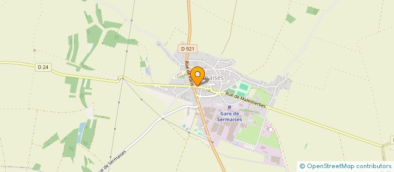 localisation de l'entreprise LUBIN  SERMAISES