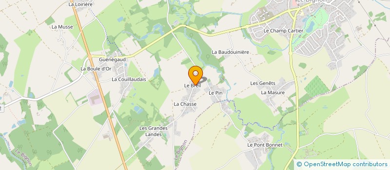 localisation de l'entreprise LUBIN IMMO  LE BIGNON