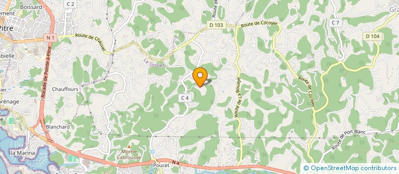 localisation de l'entreprise LUBIN LEGACY GROUP  LE GOSIER