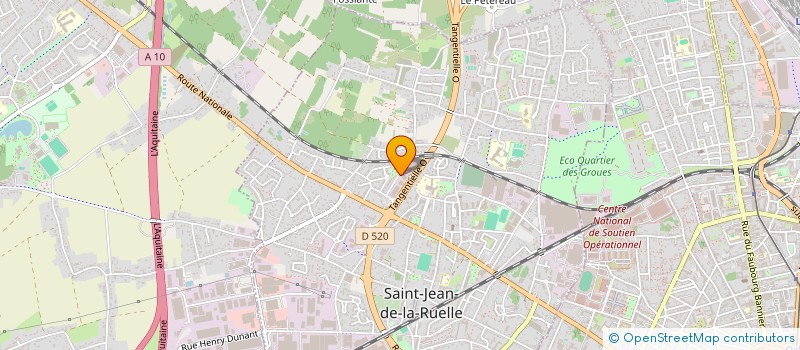 localisation de l'entreprise LUBIN MAINTENANCE à SAINT-JEAN-DE-LA-RUELLE