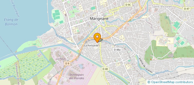 localisation de l'entreprise LUBIN RENOVATION à MARIGNANE