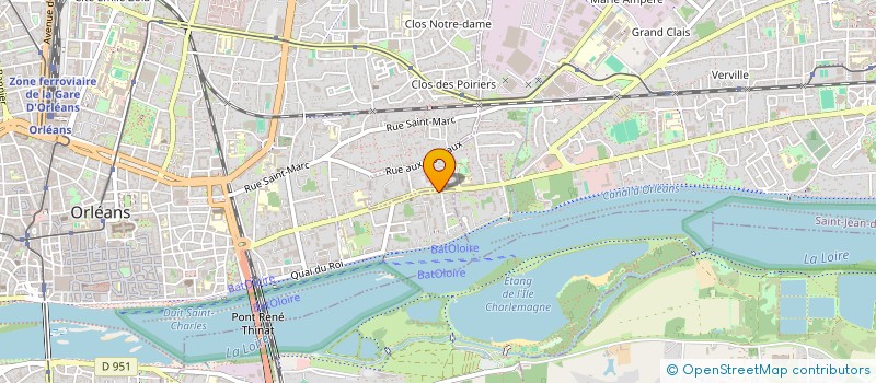 localisation de l'entreprise LUBMATIC à ORLEANS