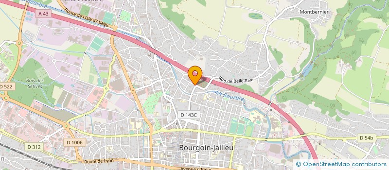 localisation de l'entreprise LUBO  BOURGOIN-JALLIEU