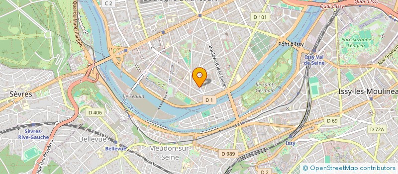 localisation de l'entreprise LUBOCH RENOVATION à BOULOGNE-BILLANCOURT