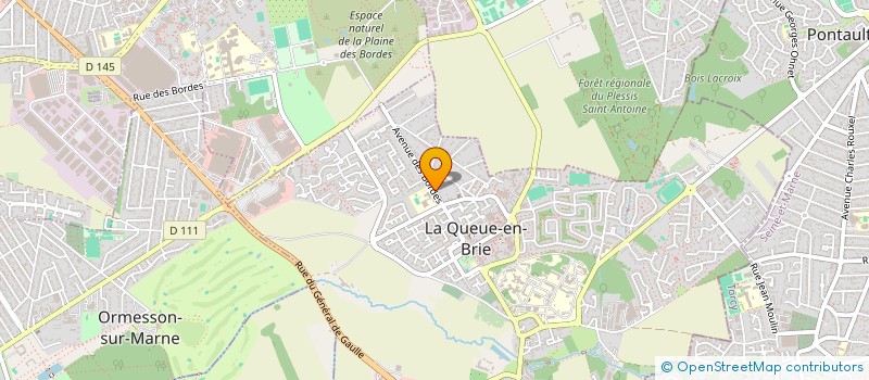 localisation de l'entreprise LUBOFF  LA QUEUE-EN-BRIE