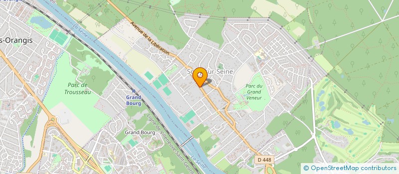 localisation de l'entreprise LUBRAFU à SOISY-SUR-SEINE
