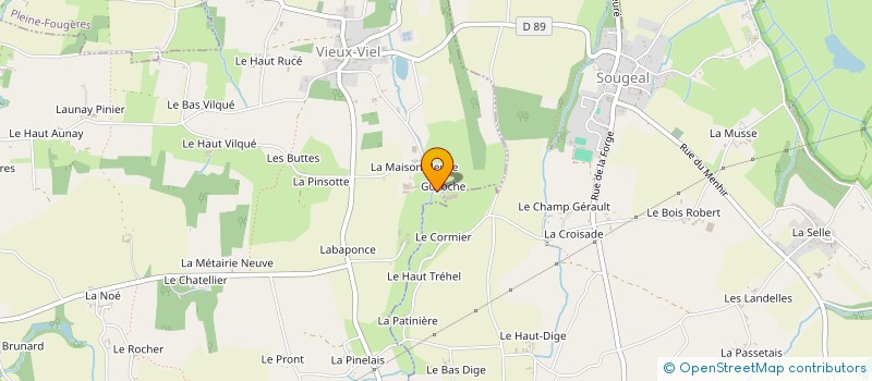 localisation de l'entreprise LUBREZ DE BRISSY  VIEUX-VIEL