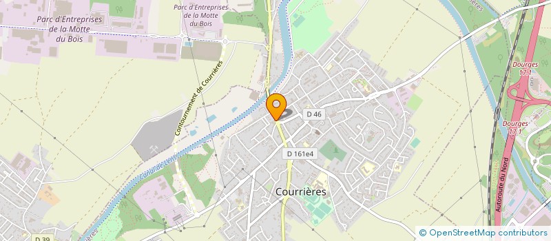 localisation de l'entreprise LUBRIFICATION GRAISSAGE  COURRIERES