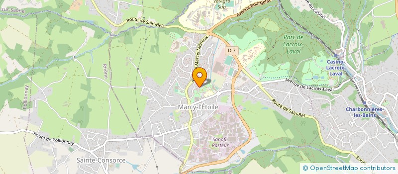 localisation de l'entreprise LUBTA SR  MARCY-L'ETOILE