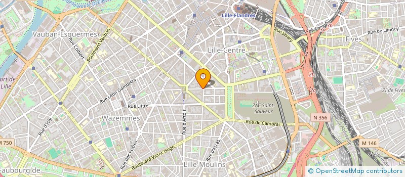 localisation de l'entreprise LUC à LILLE