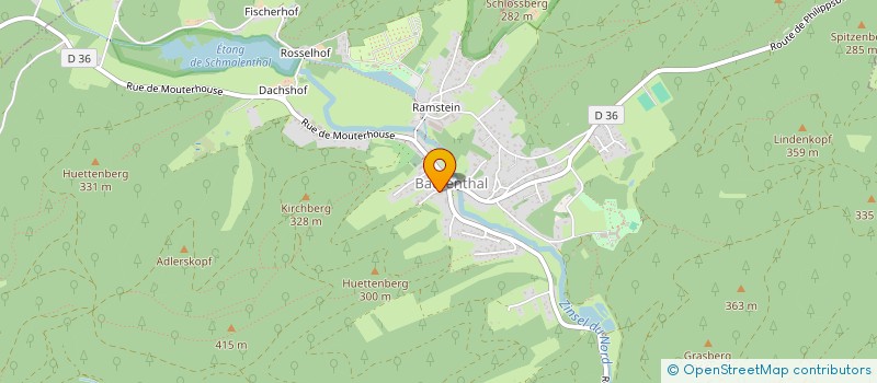 localisation de l'entreprise LUC'ACIER  PHILIPPSBOURG