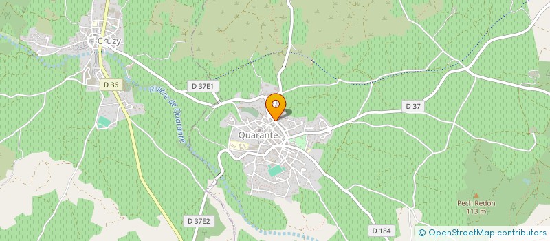 localisation de l'entreprise LUC AVEROUS  QUARANTE