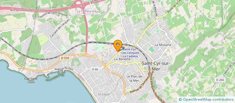 localisation de l'entreprise LUC'ELAG à SAINT-CYR-SUR-MER