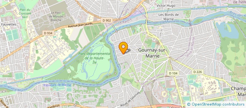 localisation de l'entreprise LUC ELEC à BRUGES