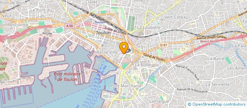 localisation de l'entreprise LUC ET RIC  TOULON