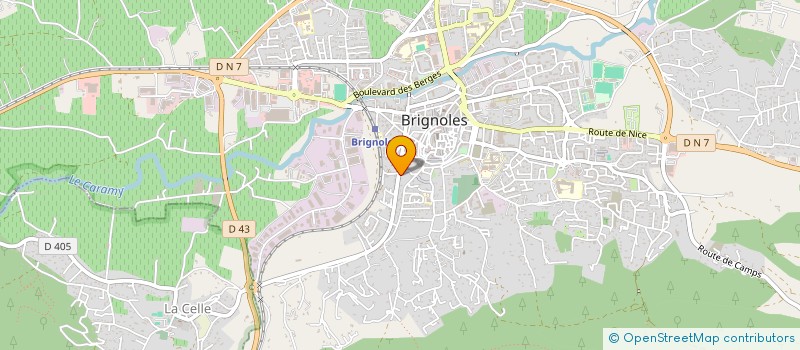 localisation de l'entreprise LUC GIUSTI à BRIGNOLES