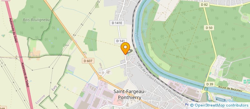 localisation de l'entreprise LUC GOMIS CONSEIL à FREJUS