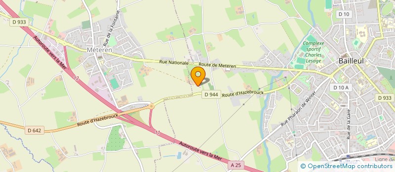localisation de l'entreprise LUC HENNION à BAILLEUL