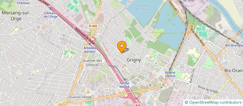 localisation de l'entreprise LUC INSTALE  GRIGNY