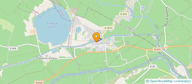 localisation de l'entreprise LUC LINES SA à HOMPS