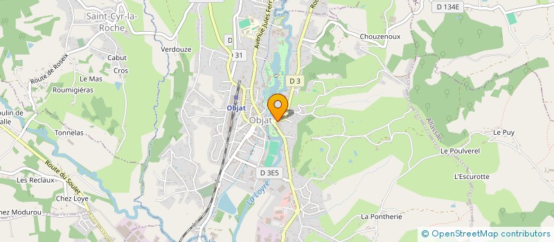 localisation de l'entreprise LUC MARCANDELLA CONSEILS  OBJAT