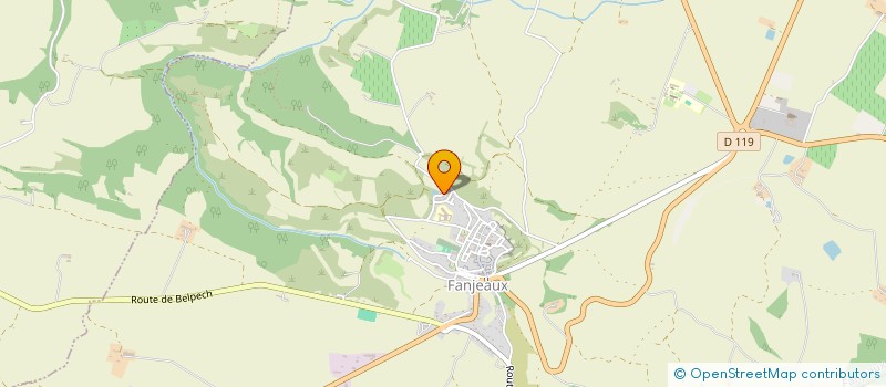 localisation de l'entreprise LUC POTIER CONSULTING  FANJEAUX