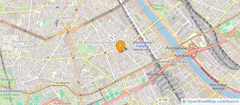 localisation de l'entreprise LUC POUX ARCHITECTE DPLG  PARIS