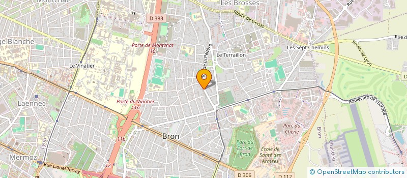 localisation de l'entreprise LUC QUINTIN  BRON