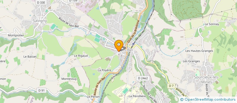 localisation de l'entreprise LUC RENOVE  SAIN-BEL