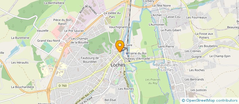 localisation de l'entreprise LUC TANARO à LOCHES