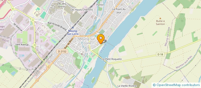 localisation de l'entreprise LUC VILLET ET THOMAS CAMUS, NOTAIRES ASSOCIES D'UNE SCP TITULAIRE D'UN OFFICE NOTARIAL à MEUNG-SUR-LOIRE