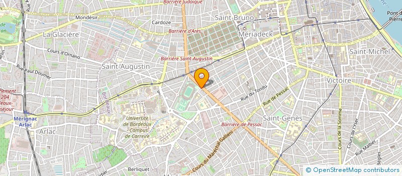 localisation de l'entreprise LUCA à BORDEAUX