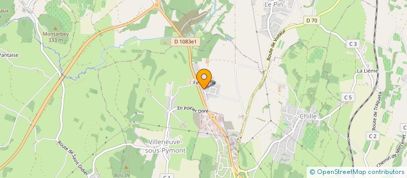 localisation de l'entreprise LUCA  VILLENEUVE-SOUS-PYMONT