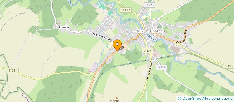 localisation de l'entreprise LUCA  AUXI-LE-CHATEAU