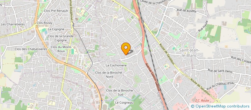 localisation de l'entreprise LUCA  SAINT-JEAN-LE-BLANC