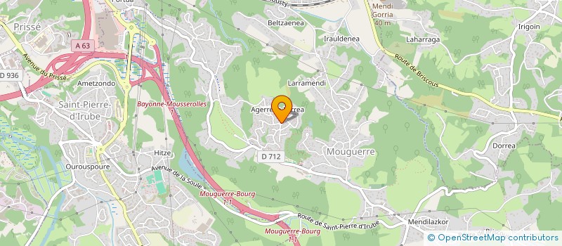 localisation de l'entreprise LUCA  MOUGUERRE