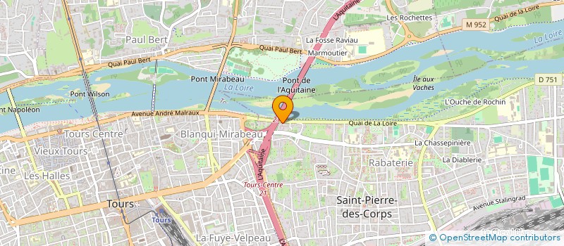 localisation de l'entreprise LUCA  SAINT-PIERRE-DES-CORPS