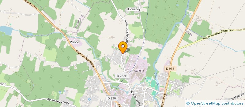 localisation de l'entreprise LUCA  CASTELJALOUX