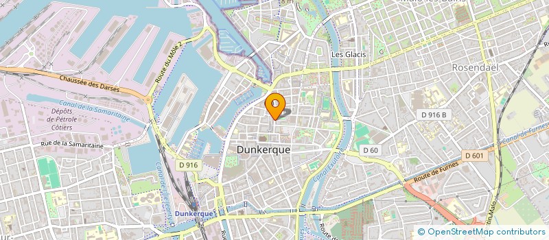 localisation de l'entreprise LUCA à DUNKERQUE