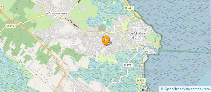localisation de l'entreprise LUCA  LE CHATEAU D OLERON