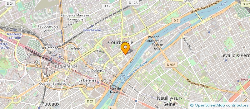 localisation de l'entreprise LUCA BOS à LEVALLOIS-PERRET
